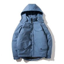 Wholesale Fashion Men Winter Outdoor Thick Windproof Cotton Padded Jacket with Hood